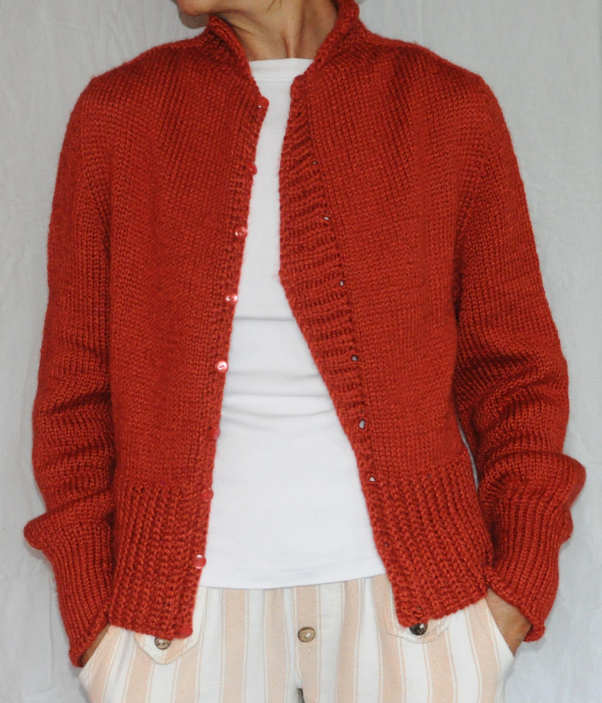 cardigan de fio