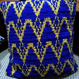 Almofada Mosaico Azul